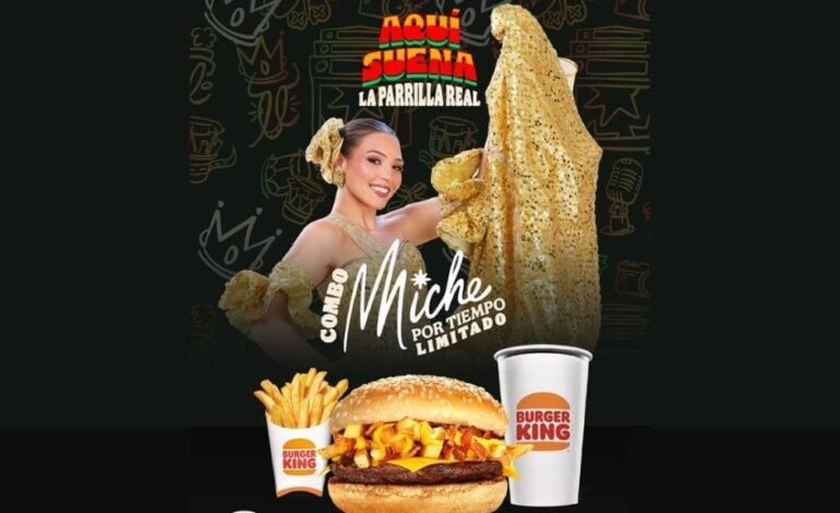 En Barranquilla el Carnaval también se come: Burger King y la Reina del Carnaval presentan el combo Miche
